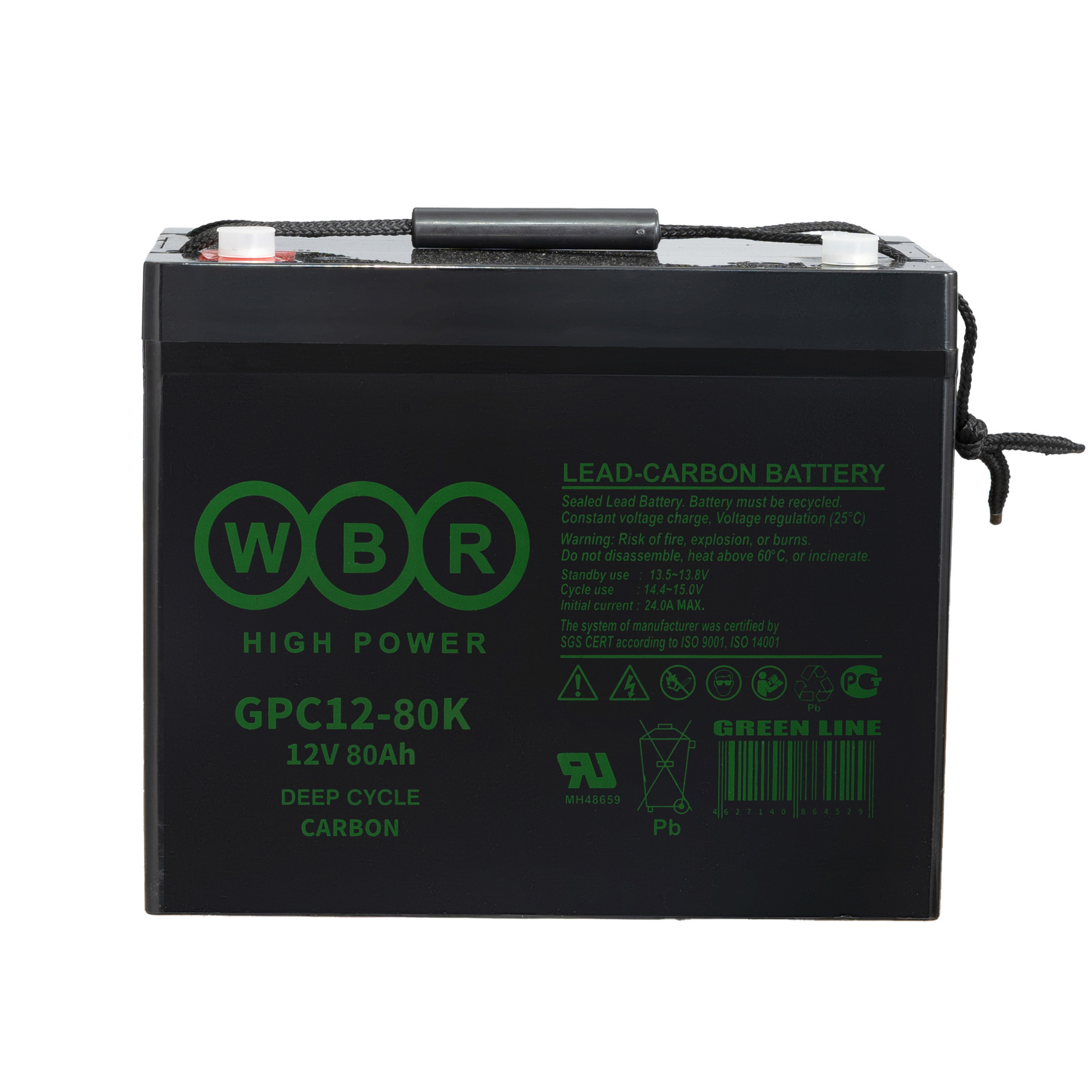 Аккумулятор WBR GPC12-80K (12v 80Ah)