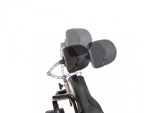 Съемный подголовник, регулируемый по высоте, охвату головы и углу наклона